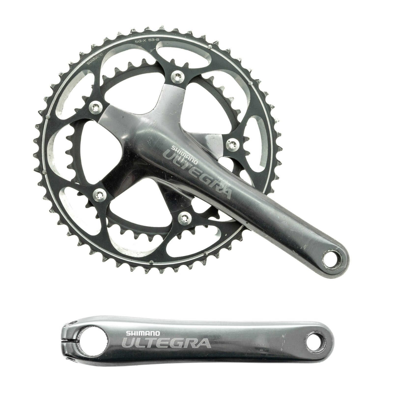 Shimano Ultegra FC-6601 2x 10 Speed Road Bike Crankset 175mm Shimano Ultegra FC-6601 2x 10 Speed Road Bike Crankset 175mm