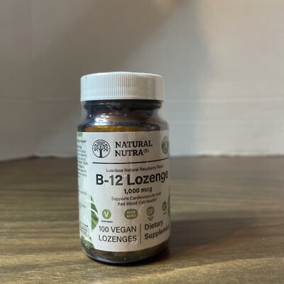 Natural Nutra Vegan Methyl B12 1000mcg 100 Lozenges