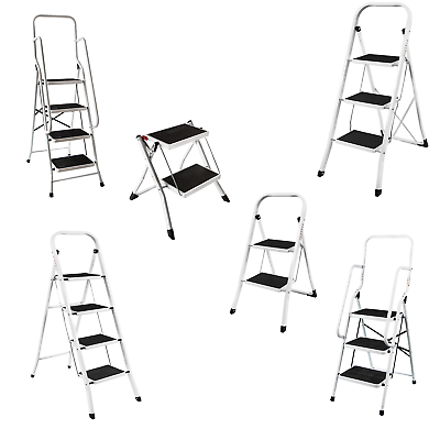 4 step 2024 stool with handrail