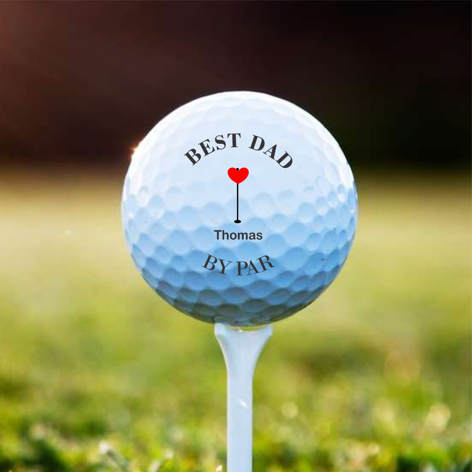 S, Custom Name Ball For Golfer.