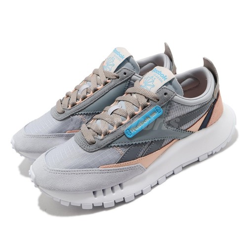 

Reebok CL Legacy Серые Белые Синие Женские Классические Повседневные Кроссовки FY7442, Серый, Cl Legacy