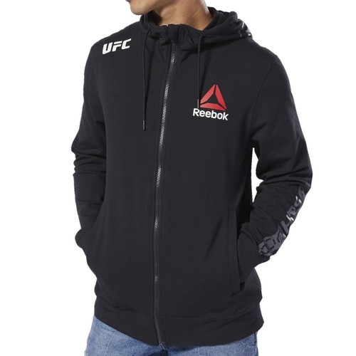 

[CD8585] Мужская толстовка с капюшоном Reebok UFC Fighter Kit Walkout, Черный