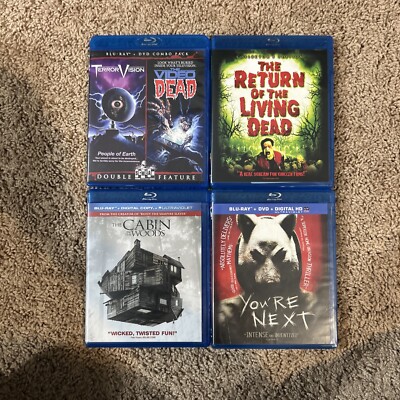 Terrorvision and the Video Dead Double Feature + Three Movies (NO/CODES) Nice ￼