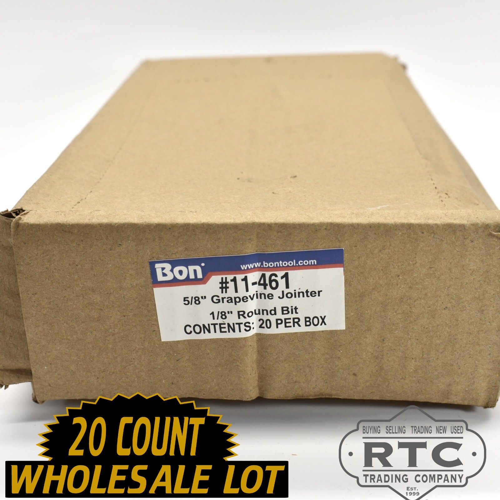 Wholesale QTY. 20 BON Tool 5/8" Grapevine 1/8" Round Bit Masonary 11-461