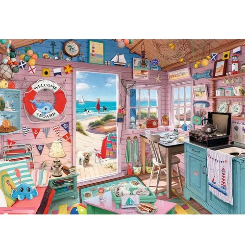 Ravensburger My Haven No 7 The Beach Hut Jigsaw Puzzle 1000 Pieces