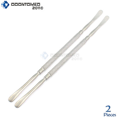 2 Pcs Freer Elevator Sharp Blunt Surgical Dental Ophthalmic Instruments