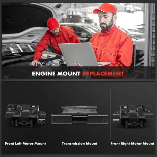 3x Engine Mount & Transmission Mount for Chevrolet K1500 K2500 Cadillac Escalade