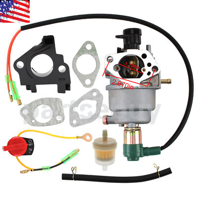 Carburetor for Titan Industrial 8500 High Performance Generator w/ Gasket Filter