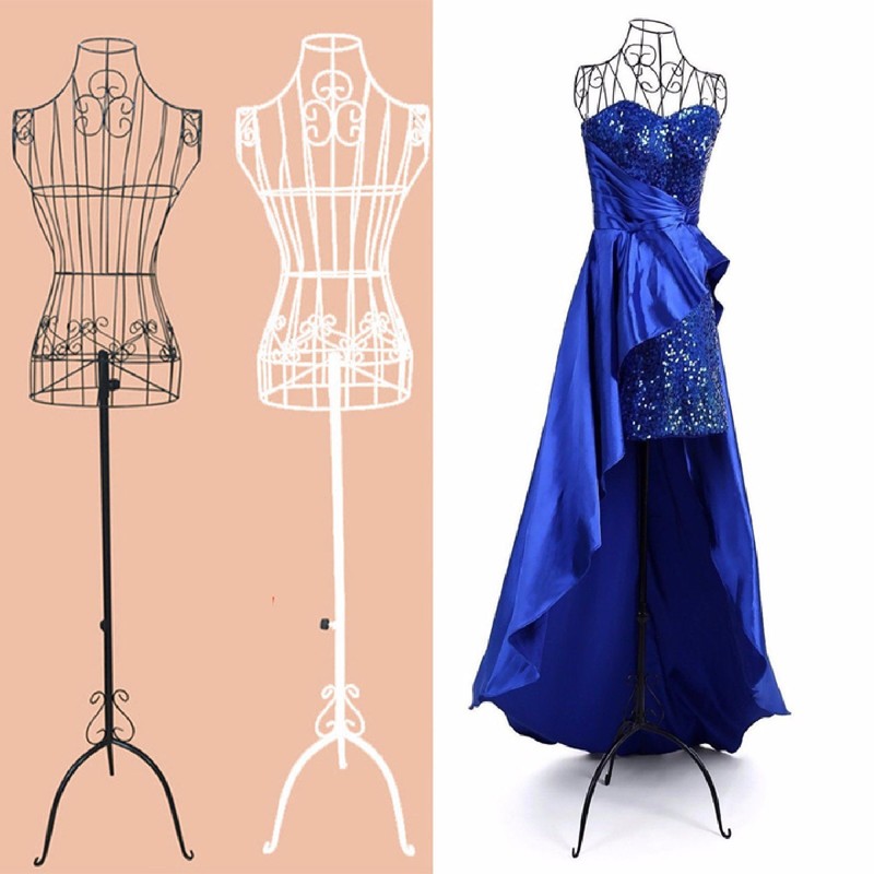Adjust Female Mannequin Stand Designer Metal Model Iron Tailor Display