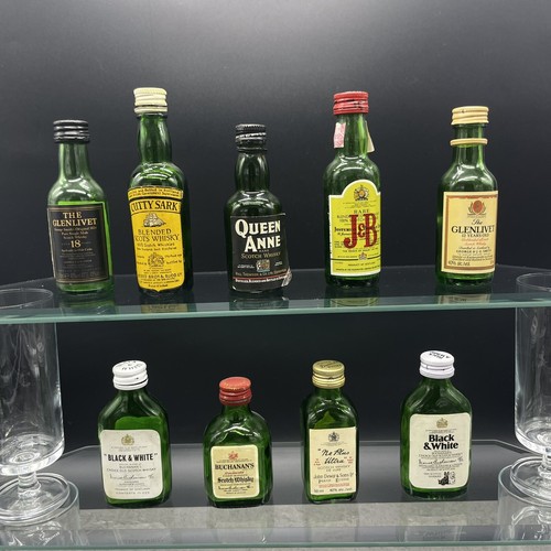 GlenElgin 15years Themanager'sDram 空瓶 9 Vintage Scotch Whisky Miniature Green Glass Airline