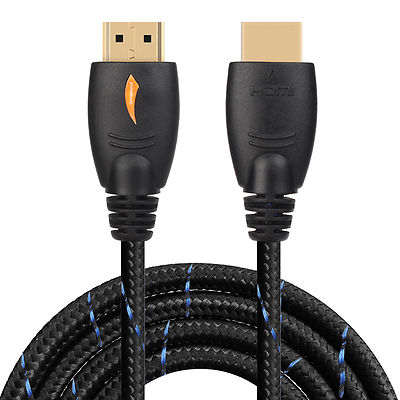 3FT 6FT 10FT PREMIUM HDMI CABLE HIGH SPEED 1.4 Wire BLURAY DVD HDTV HD Gold LOT