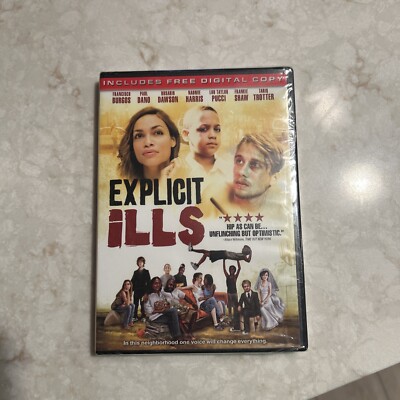 Explicit Ills (DVD, 2008) Rosario Dawson Paul Dano Naomie Harris NEW SEALED READ