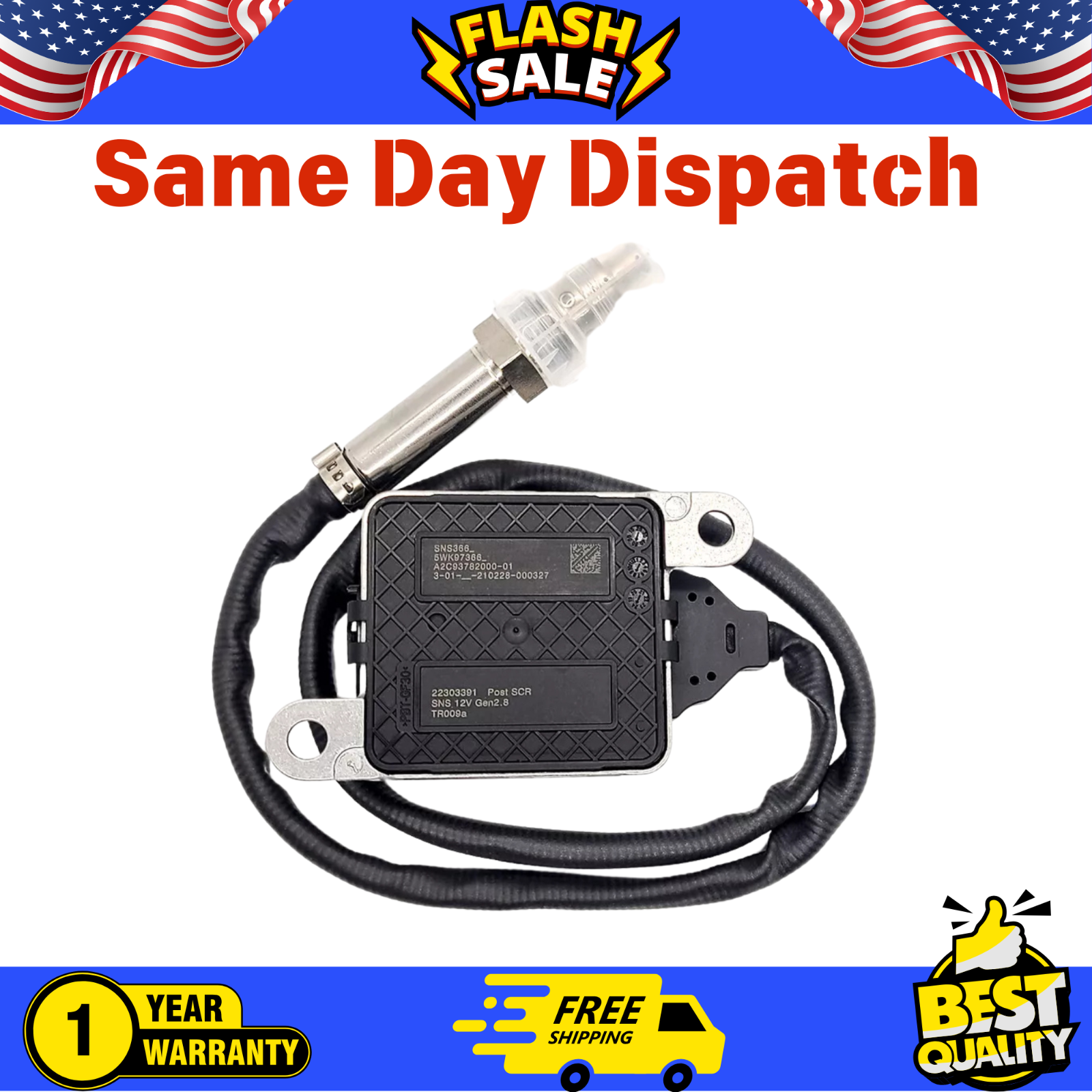 ZTech NOx Sensor 22303391 Outlet for Volvo D13 Mack Genuine ZTech NOx Sensor 22303391 Outlet for Volvo D13 Mack Genuine