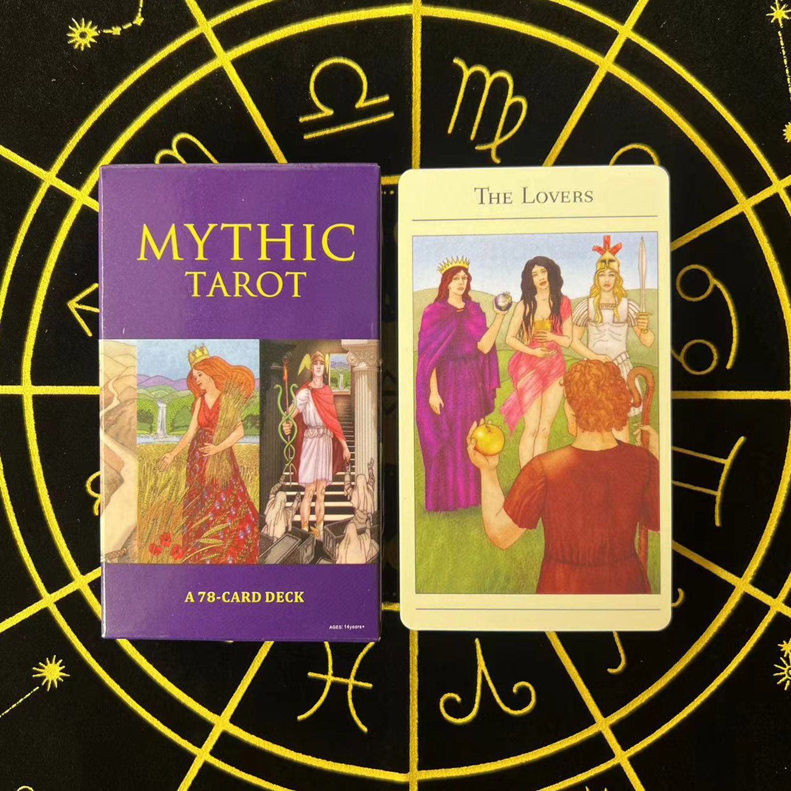 ☆絶版希少☆THE MYTHIC TAROT The Mythic Tarot Cards Deck Set 78-Sheet Esoteric Telling
