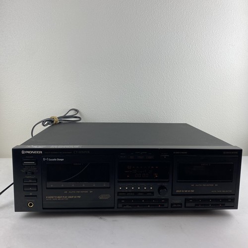 VTG Pioneer CT-WM70R 6+1 Multi Cassette Deck Recorder  For Parts or Repair
