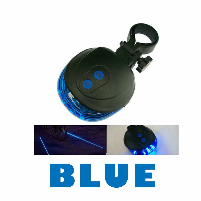 Bike Lane Laser Cycling Mountain Bicycle Night Tail light lamp Safety Warning