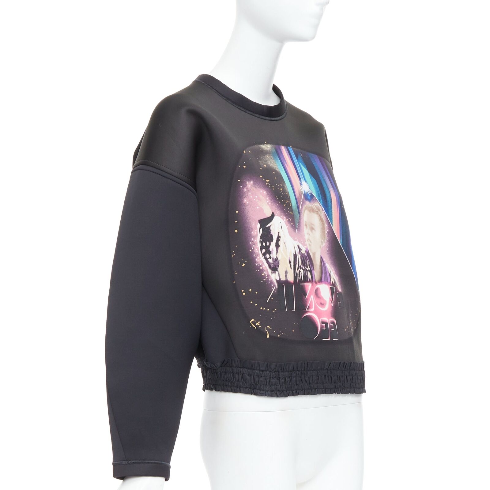 BALENCIAGA 2012 Runway Egyptofunk black sci-fi ruffle boxy BALENCIAGA 2012 Runway Egyptofunk black sci-fi ruffle boxy