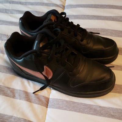Size 10 - Nike Ebernon Low Black Bronze Women's shoe.