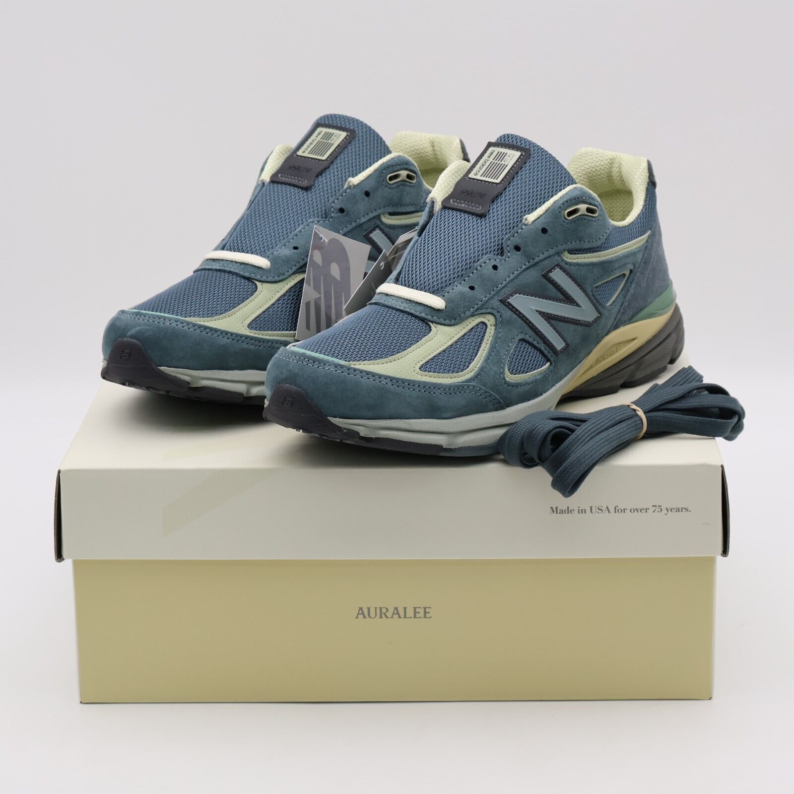 U990AL4 AURALEE New Balance 990V4 Dusty Blue (Men's) | eBay U990AL4 AURALEE New Balance 990V4 Dusty Blue (Men's) | eBay