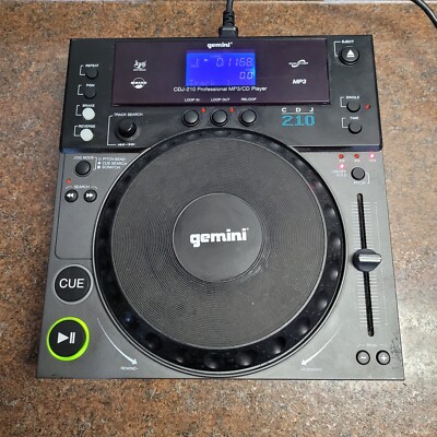 Gemini CDJ-210 Professional MP3/CD Player DJ Equipment