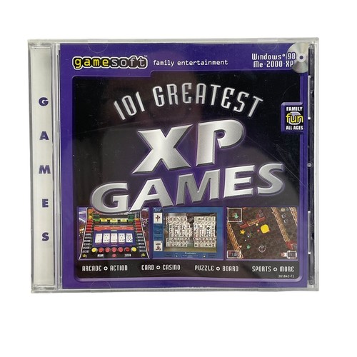 101 Greatest XP Games PC Game Gamesoft Family Fun