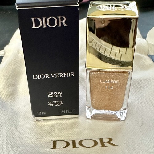 Dior Vernis Nail Polish Limited Holiday Nail Glittery Top