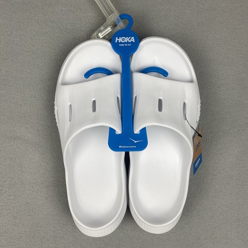 HOKA ◆ SLIPPERS / U ORA RECOVERY SLIDE3 WHITE 1135061-CSAA Hoka 1135061 Men's ORA Recovery Slide 3 White White - Family