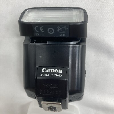 Canon Speedlite 270EX Shoe Mount Flash for Canon Camera Tested