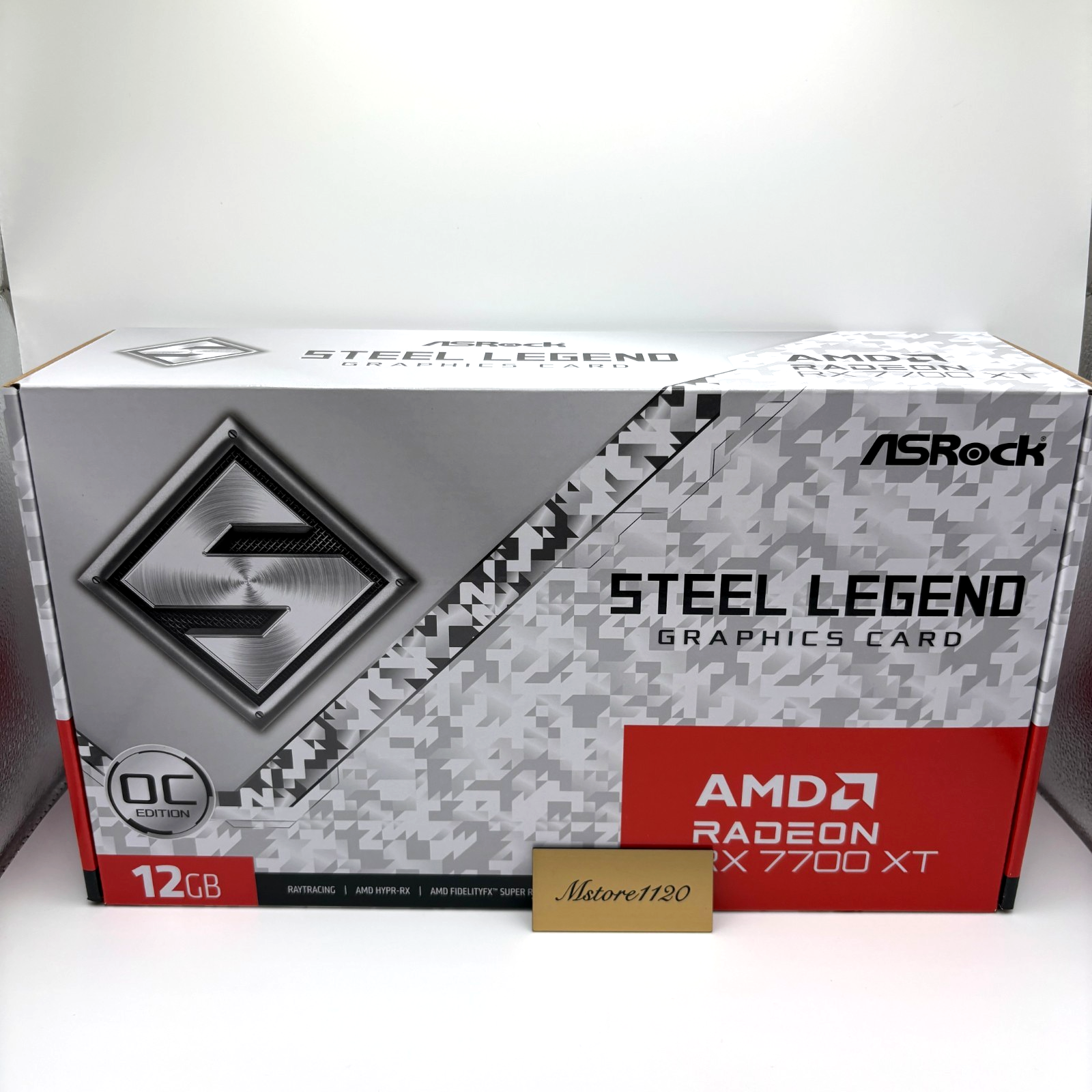 ASRock Radeon RX 7700 XT Steel Legend 12GB OC Graphics Card