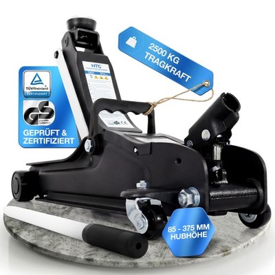 Hydraulischer Wagenheber TÜV Zertifiziert Rangierwagenheber Auto KFZ 85-375mm