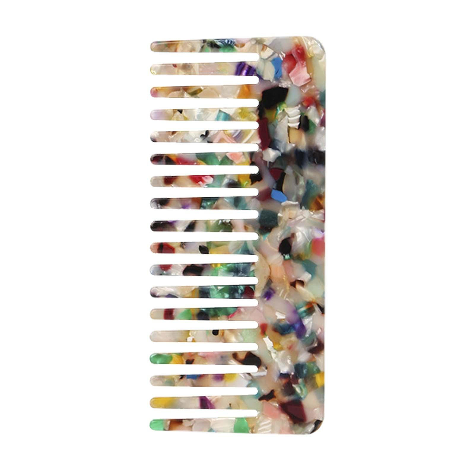 1PCS Korean Desi Acetate Hair Combs Colorful Hairdressing Comb Hair Brush