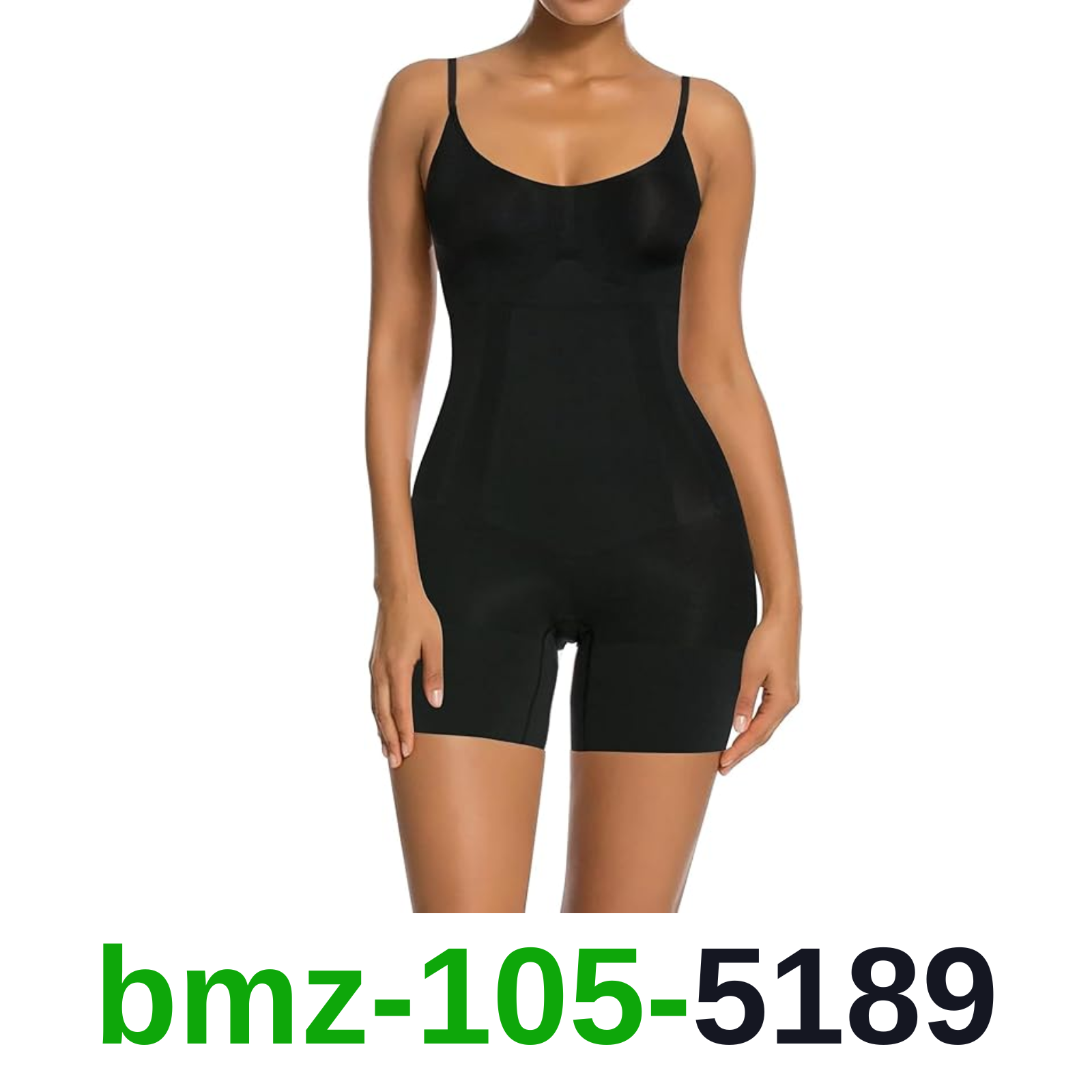 SHAPERX Bodysuit for Women Tummy Control Shapewear Mid-Thigh Seamless Full, S