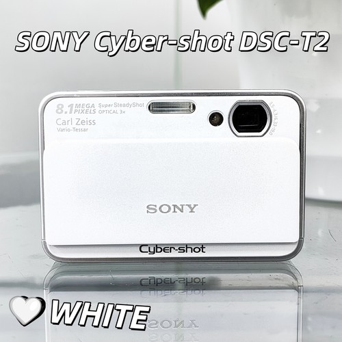 ソニー SONY デジタルカメラ サイバーショットT2 ホワイト DSC-T2 Sony Cyber Shot DSC-T2 8.1MP 3x Vintage Compact Digital Camera w