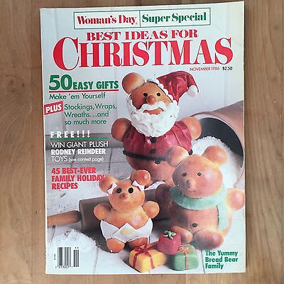 Woman's Day Super Special Magazine 1986 BEST IDEAS FOR CHRISTMAS 50 Gifts