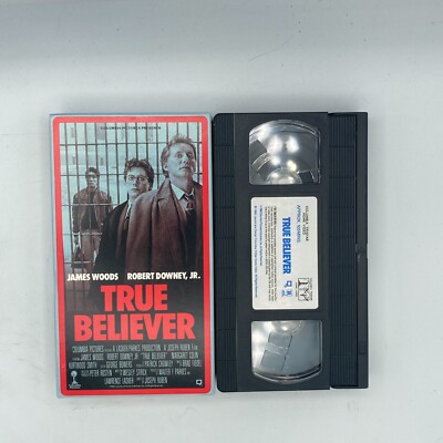 True Believer (1988), VHS Movie, Columbia Home Video (1989), James Woods