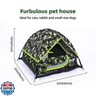 GDanes Camouflage Cat Tent, Portable Pet Cat House with Soft Pad, Cat Cave, Dog House for Small Medium Dogs and Rabbits