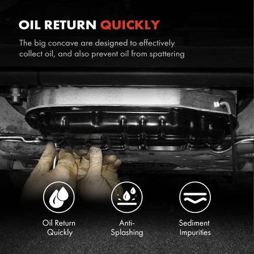 Engine Oil Pan with Gasket for Chrysler Sebring Dodge Avenger Jeep L4 2.0L 2.4L