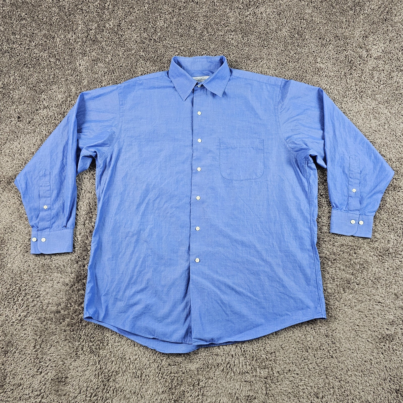 トップス 90s Brooks Brothers pajamas shirt Brooks Brothers Sz L 100% Cotton Blue Pajama Shirt Top | eBay