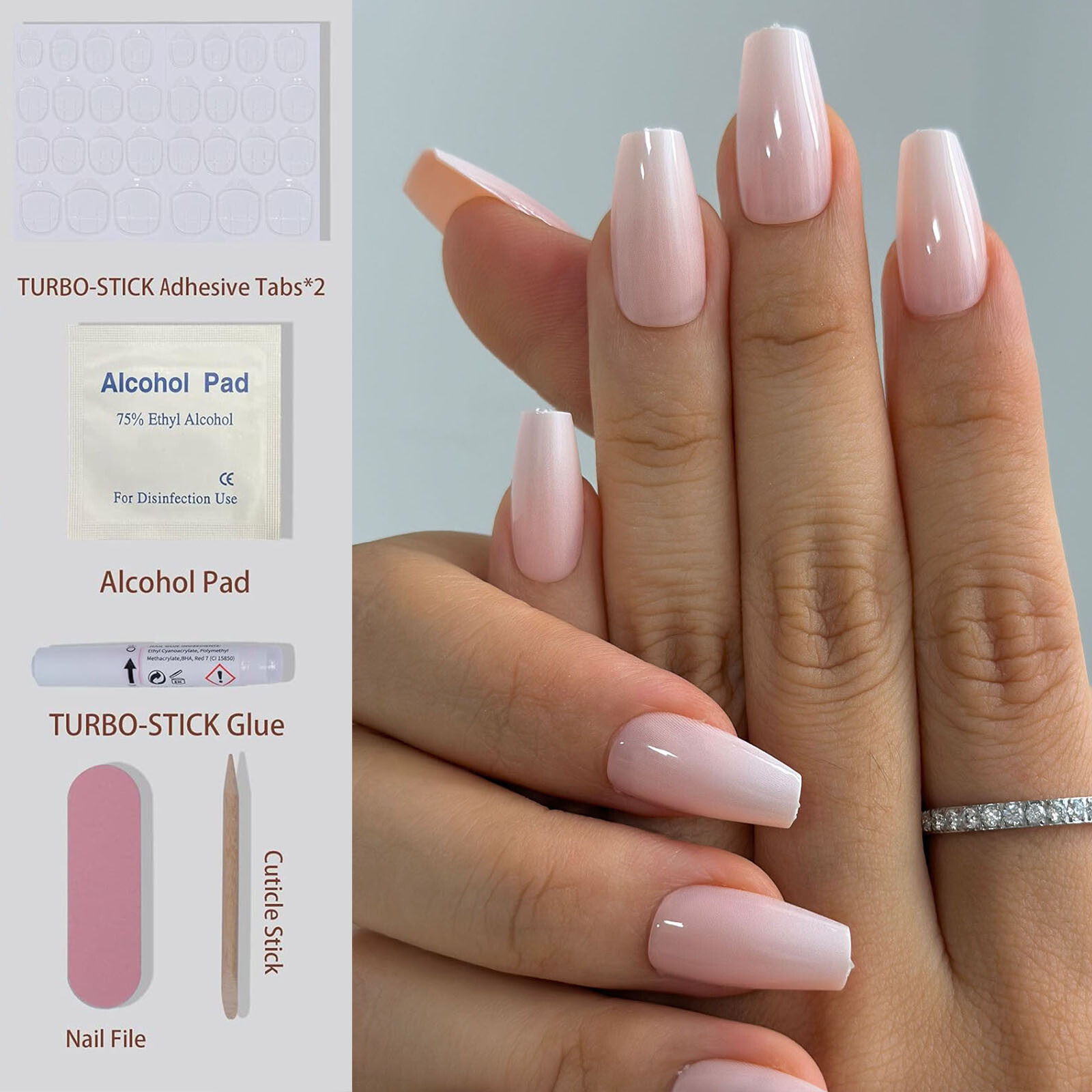 On Nails With Glue Coffin
