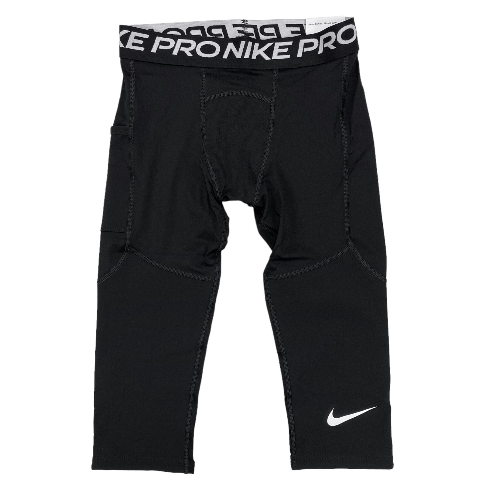 

Тайтсы Nike Pro Dri-FIT Boys (Youth) длиной 3/4 DM8542-010 [черный]
