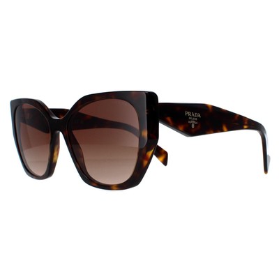 Pre-owned Prada Sunglasses Pr19zs 2au6s1 Havana Brown Gradient