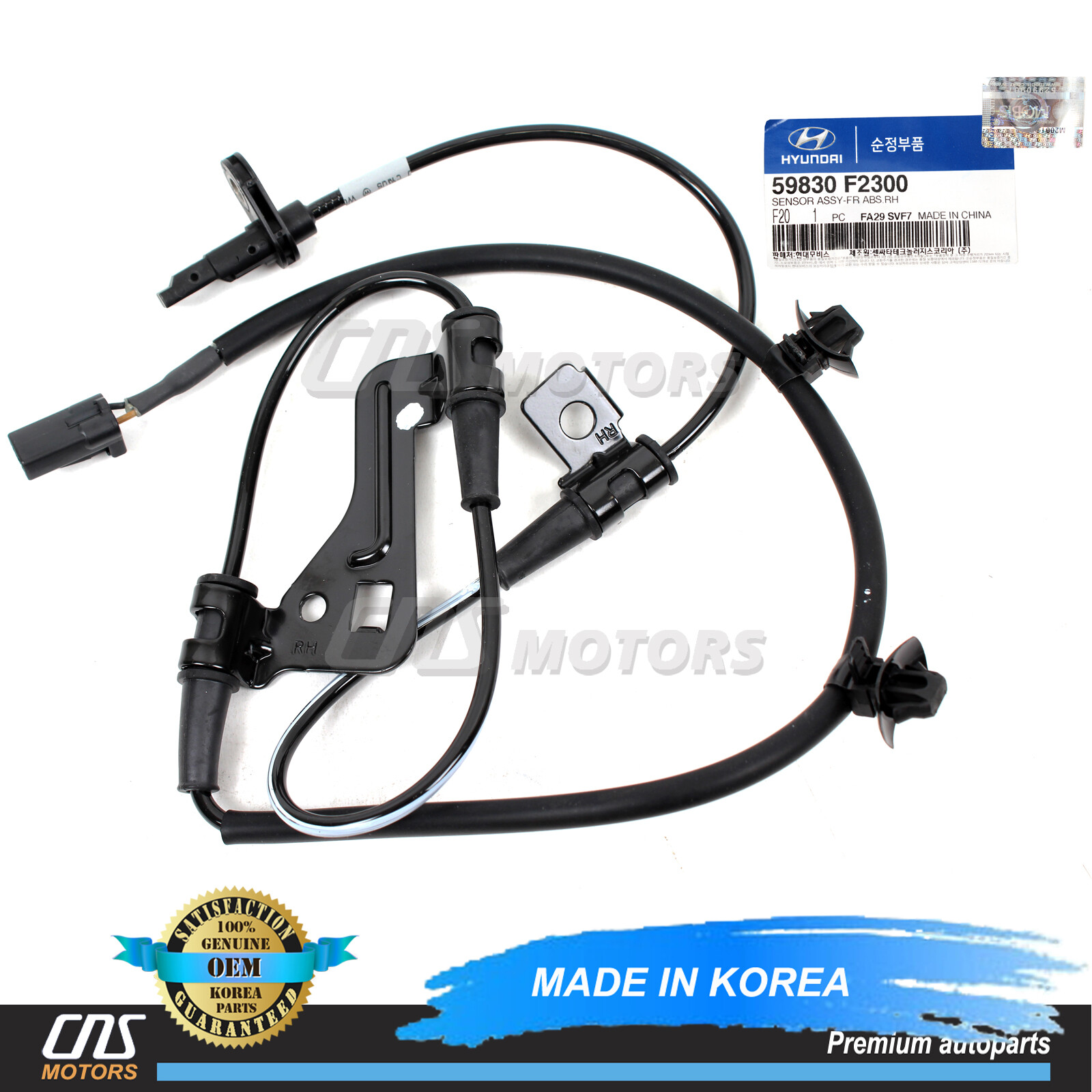 GENUINE ABS Wheel Speed Sensor FRONT RIGHT for 17-20 Hyundai