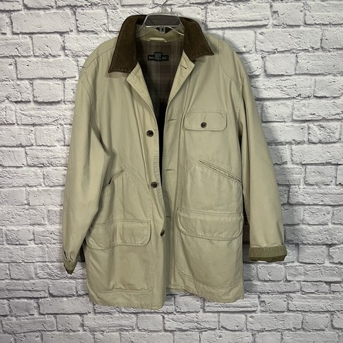 Vintage Banana Republic Beige Leather Collar Chore Barn Vintage Banana Republic Beige Leather Collar Chore Barn