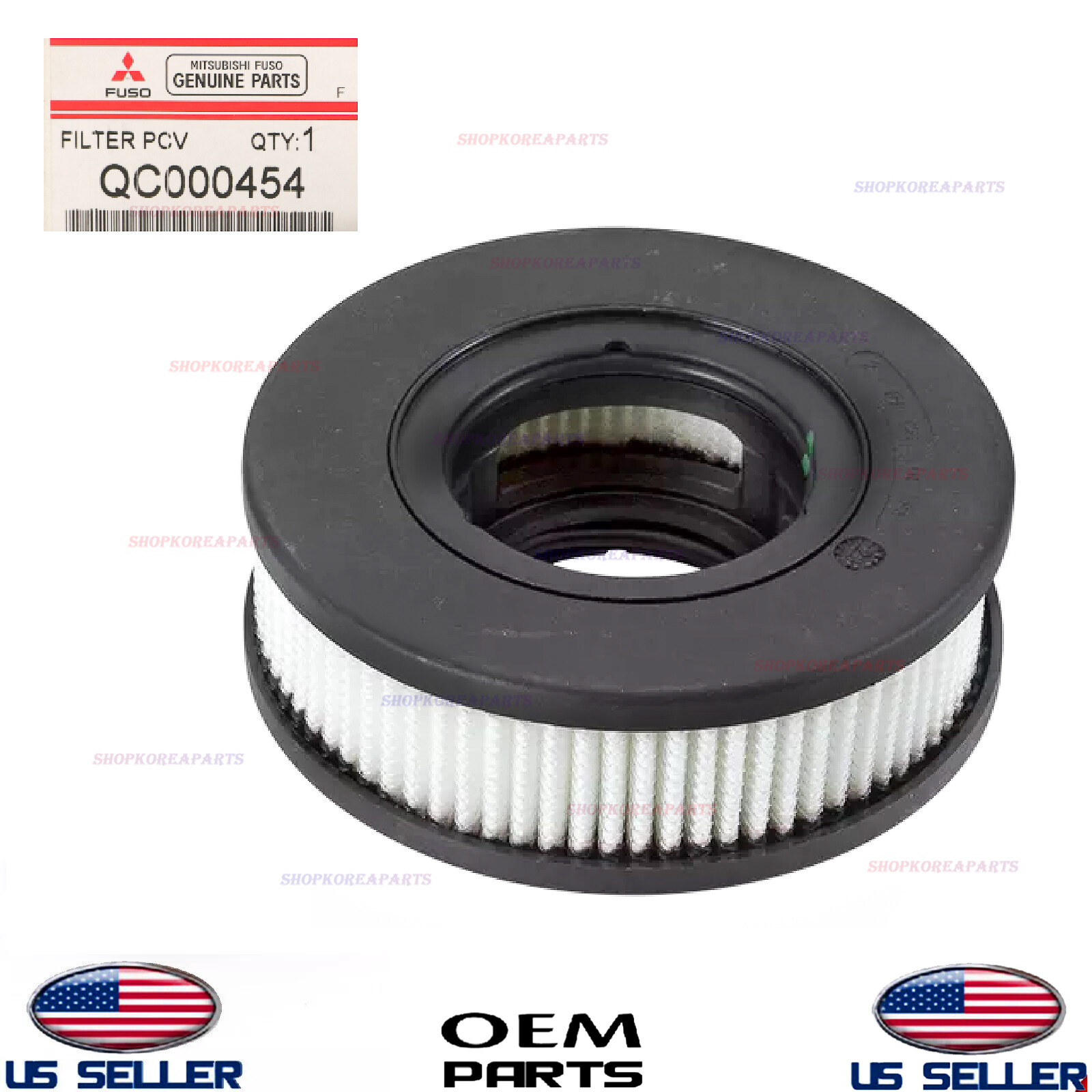 Genuine OEM PCV Filter Air Cleaner Mitsubishi Fuso Trucks QC000454