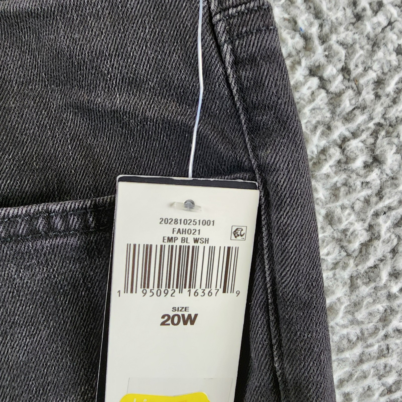 Lauren Ralph Lauren Plus-Size High-Rise Skinny Ankle Jeans Women's 20W Black - Picture 6 of 16