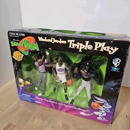 Space Jam Collectible Michael Jordan 1996 Triple Play WB Toy