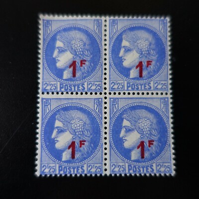 France Stamp Type Ceres N°487 Block Of 4 Mint ** Luxe MNH | eBay