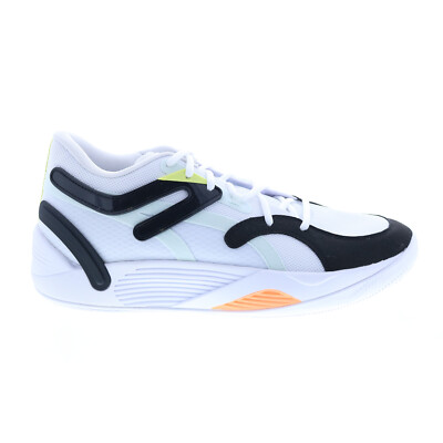 

Puma TRC Blaze Court 37658206 Мужская белая парусиновая спортивная баскетбольная обувь, Белый, Puma TRC Blaze Court