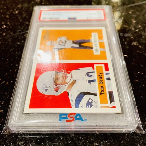 100 Cardboard Gold Perfect Fit Graded Slab Card Sleeves PSA Logo Fast Ship