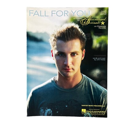 Fall For You Sheet Music Piano Vocal Guitar Secondhand Serenade New Hal Leonard